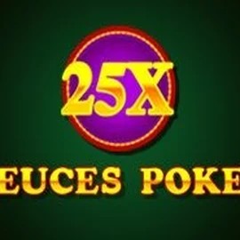 25x Deuces Poker slot icon by iSoftBet, available at Slimking Casino