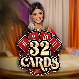 Live Casino logo of 32 Cards from Ezugi at Slimking Casino