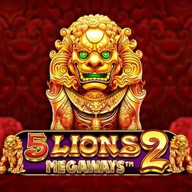 5 Lions Megaways 2 slot visual from Pragmatic Play available on slimkingcasino.com