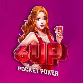 Poker logo of 6 Up Pocket Poker from FlipLuck at Slimking Casino