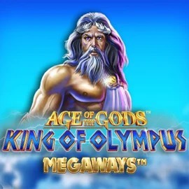 Age Of The Gods: King of Olympus Megaways casino game by Origins – featured logo at Slimking Casino