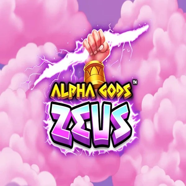Alpha Gods Zeus by PearFiction Studios, showcased at slimkingcasino.com – game logo