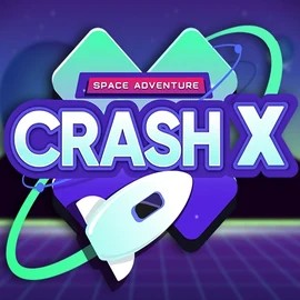 Crash X logo – Casino Games by Turbo Games at Slimking Casino