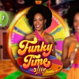Funky Time slot icon by Evolution, available at Slimking Casino