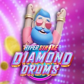 Hyper Strike Diamond Drums logo by Gameburger Studios at Slimking Casino