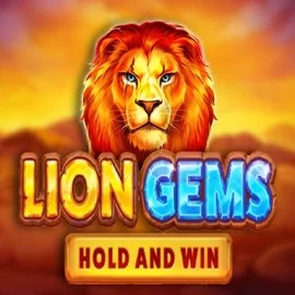 Logo of Lion Gems Hold and Win from Playson at Slimking Casino