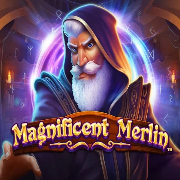 Magnificent Merlin logo by Greentube at Slimking Casino