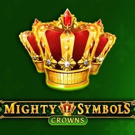 Mighty Symbols Crowns online game logo by Wazdan on slimkingcasino.com