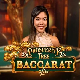 Prosperity Tree Baccarat logo by Evolution at Slimking Casino