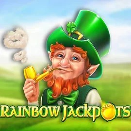 Rainbow Jackpots logo by Red Tiger Gaming Slimking Casino