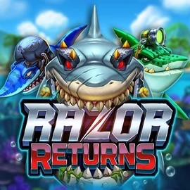 Razor Returns logo – Slots by Push Gaming at Slimking Casino