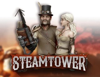 Steam Tower Slot logo by NetEnt at Slimking Casino