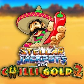 Official Jackpots logo: Stellar Jackpots with Chilli Gold x2 by Lightning Box Game at Slimking Casino