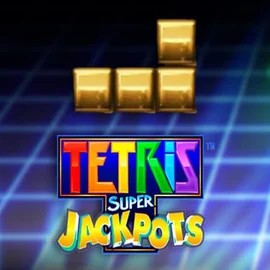 Tetris Super Jackpots slot logo by WMS at Slimking Casino