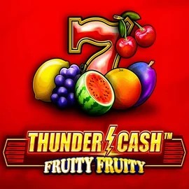 Thunder Cash Fruity Fruity by Novomatic, showcased at slimkingcasino.com – game logo