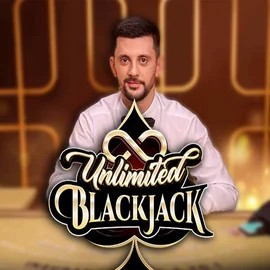 Unlimited Blackjack by Ezugi, showcased at slimkingcasino.com – game logo
