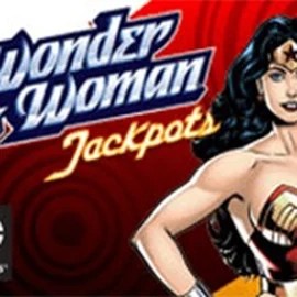Official Jackpots logo: Wonder Woman Jackpots by Amaya at Slimking Casino